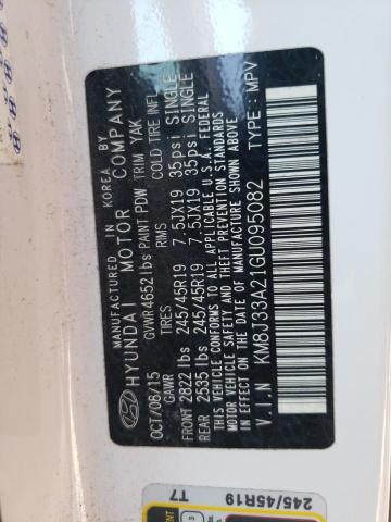 Photo 10 from auction – 2016 HYUNDAI TUCSON LIM with VIN KM8J33A21GU095082