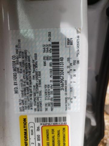Photo 10 from auction – 2013 FORD FUSION S with VIN 3FA6P0G73DR113140