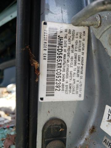 Photo 10 from auction – 1994 HONDA ACCORD EX with VIN JHMCD565XRC052392