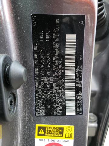 Photo 10 from auction – 2019 TOYOTA HIGHLANDER with VIN 5TDJZRFH6KS600145