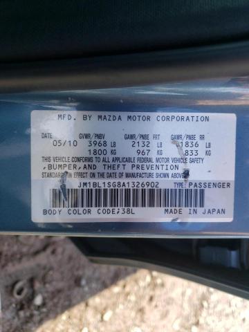 Photo 10 from auction – 2010 MAZDA 3 I with VIN JM1BL1SG8A1326902