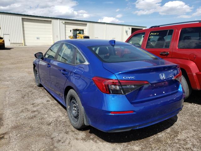 Photo 3 from auction – 2022 HONDA CIVIC EX with VIN 2HGFE2F32NH113543