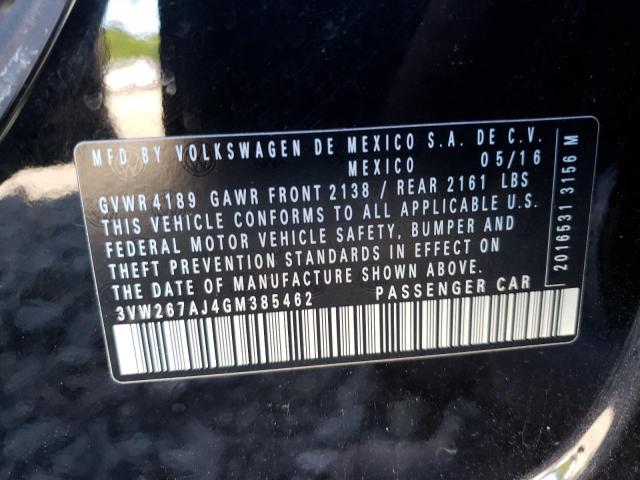 Photo 10 from auction – 2016 VOLKSWAGEN JETTA S with VIN 3VW267AJ4GM385462