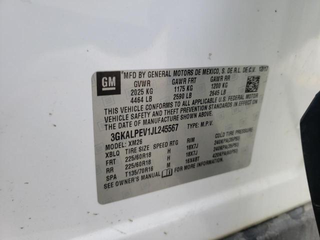 Photo 10 from auction – 2018 GMC TERRAIN SL with VIN 3GKALPEV1JL245567