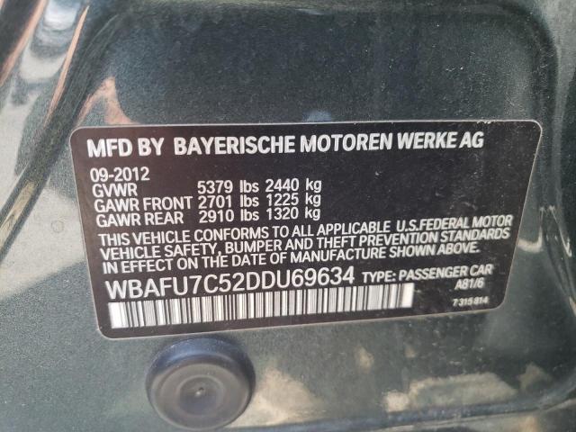 Photo 10 from auction – 2013 BMW 535 XI with VIN WBAFU7C52DDU69634