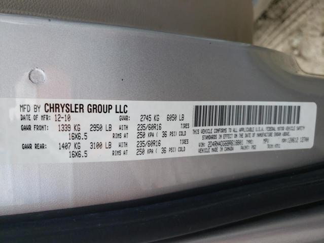 Photo 10 from auction – 2011 DODGE GRAND CARA with VIN 2D4RN4DG6BR618801