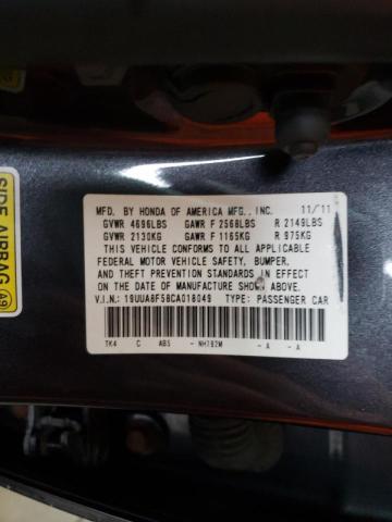 Photo 10 from auction – 2012 ACURA TL with VIN 19UUA8F58CA018049