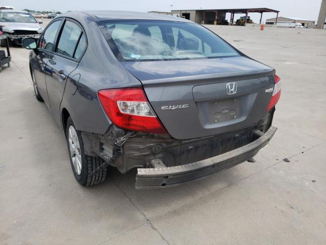 Photo 9 from auction – 2012 HONDA CIVIC LX with VIN 2HGFB2F59CH315433