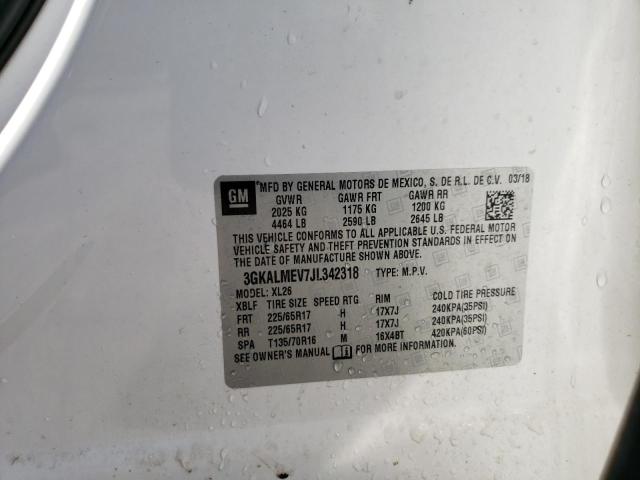 Photo 10 from auction – 2018 GMC TERRAIN SL with VIN 3GKALMEV7JL342318