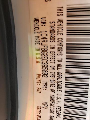 Photo 10 from auction – 2014 JEEP GRAND CHER with VIN 1C4RJFBG2EC365092