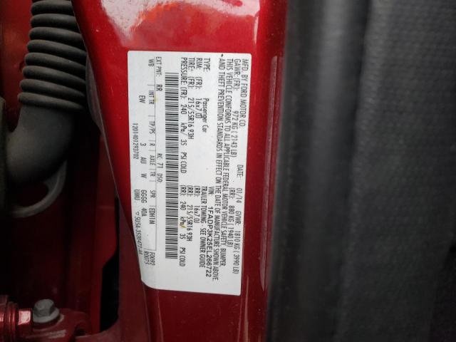 Photo 10 from auction – 2014 FORD FOCUS SE with VIN 1FADP3K25EL266722