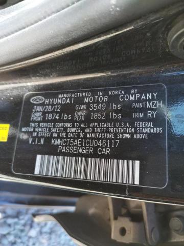 Photo 10 from auction – 2012 HYUNDAI ACCENT GLS with VIN KMHCT5AE1CU046117