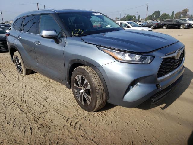 Photo 1 from auction – 2020 TOYOTA HIGHLANDER with VIN 5TDHZRAHXLS008321