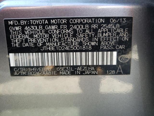 Photo 10 from auction – 2014 LEXUS IS 350 with VIN JTHBE1D24E5001818