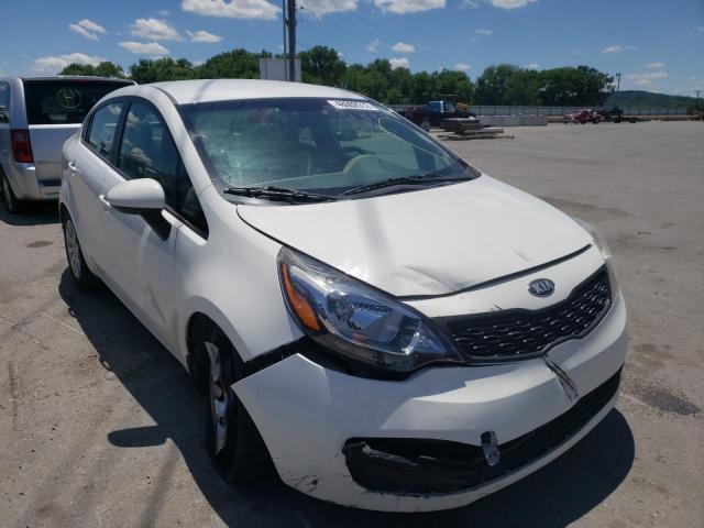 KIA RIO LX 2013 with VIN KNADM4A39D6250777 - Photo from auction