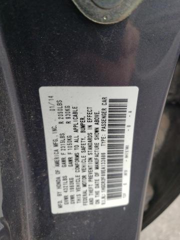 Photo 10 from auction – 2014 HONDA ACCORD EXL with VIN 1HGCR2F89EA133886