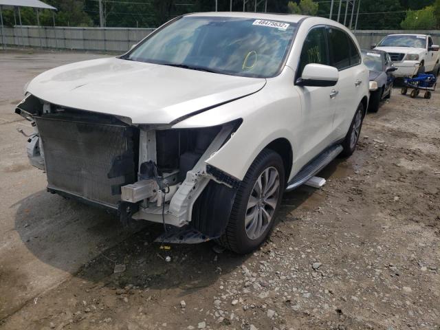 Photo 2 from auction – 2015 ACURA MDX TECHNO with VIN 5FRYD4H48FB018678