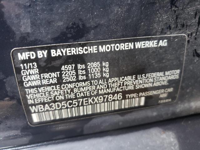 Photo 10 from auction – 2014 BMW 328 D XDRI with VIN WBA3D5C57EKX97846