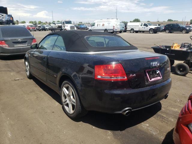Photo 3 from auction – 2007 AUDI A4 2.0T CA with VIN WAUDF48H97K018865