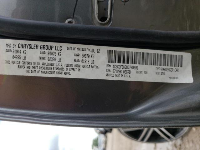 Photo 10 from auction – 2013 DODGE DART SXT with VIN 1C3CDFBH3DD708091
