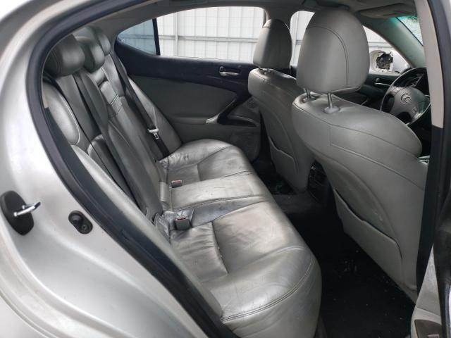 Photo 6 from auction – 2006 LEXUS IS 250 with VIN JTHBK262865001141