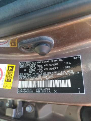 Photo 10 from auction – 2018 TOYOTA HIGHLANDER with VIN 5TDJZRFHXJS872034