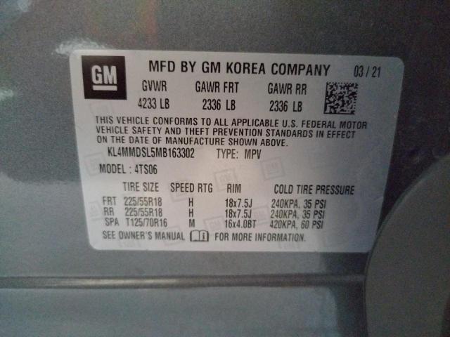 Photo 10 from auction – 2021 BUICK ENCORE GX with VIN KL4MMDSL5MB163302