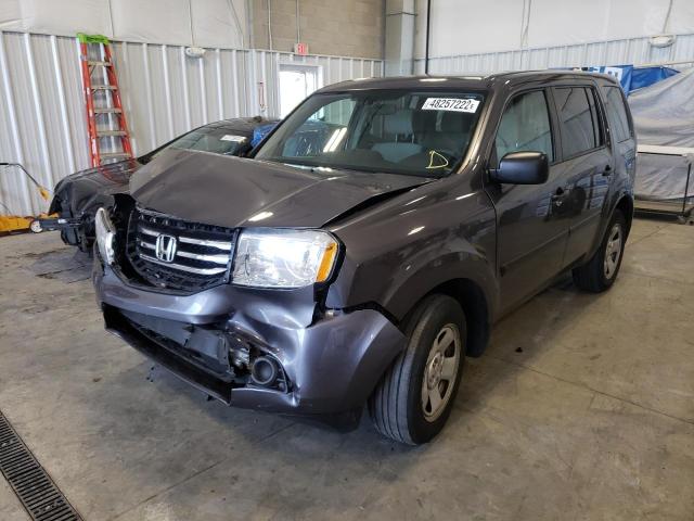 Photo 2 from auction – 2015 HONDA PILOT LX with VIN 5FNYF4H2XFB027151