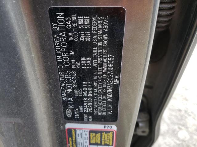 Photo 10 from auction – 2016 KIA SOUL with VIN KNDJN2A20G7306067