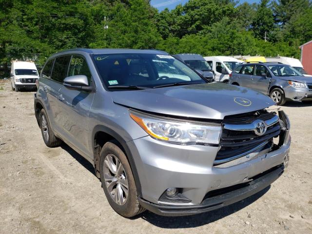 TOYOTA HIGHLANDER 2014 with VIN 5TDJKRFH2ES037345 - Photo from auction