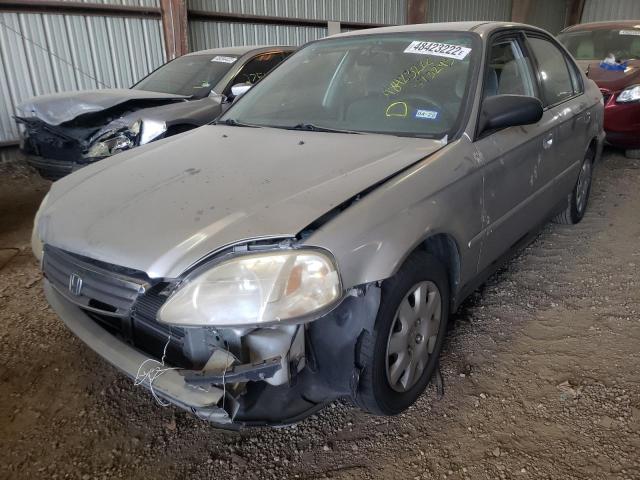 Photo 2 from auction – 2000 HONDA CIVIC BASE with VIN 2HGEJ6611YH573245