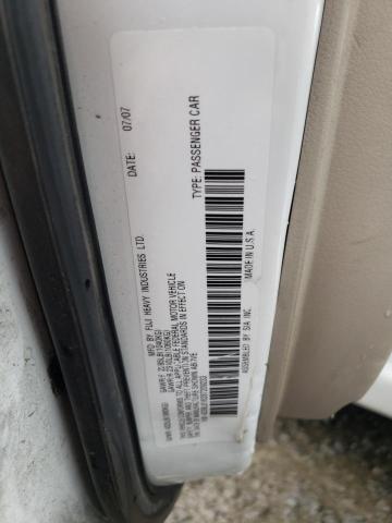 Photo 10 from auction – 2008 SUBARU LEGACY 2.5 with VIN 4S3BL616287209233
