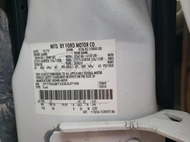 Photo 10 from auction – 2013 FORD F250 SUPER with VIN 1FT7W2BTXDEA37100