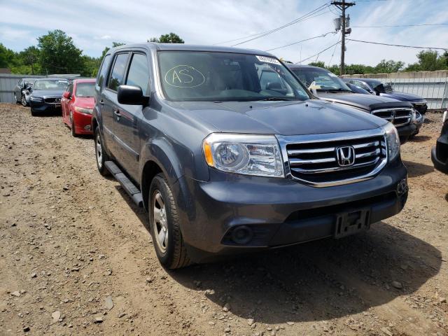 HONDA PILOT LX 2013 with VIN 5FNYF4H2XDB020844 - Photo from auction
