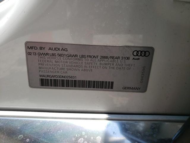 Photo 10 from auction – 2013 AUDI A8 L QUATT with VIN WAURGAFD3DN025631