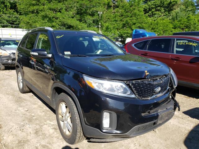 KIA SORENTO LX 2014 with VIN 5XYKTCA67EG441646 - Photo from auction
