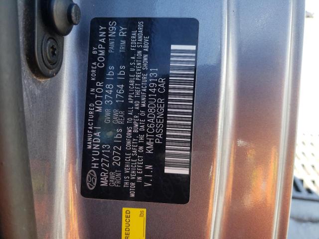 Photo 10 from auction – 2013 HYUNDAI VELOSTER with VIN KMHTC6AD8DU149131
