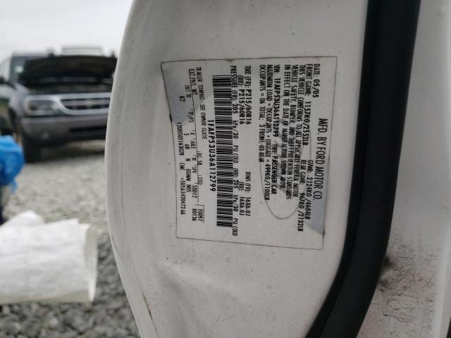 Photo 10 from auction – 2006 FORD TAURUS with VIN 1FAFP53U36A112799