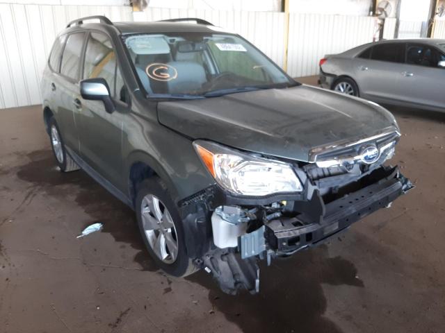 SUBARU FORESTER 2 2015 with VIN JF2SJAFCXFH552128 - Photo from auction
