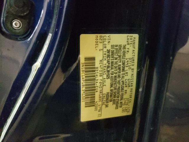 Photo 10 from auction – 2011 NISSAN VERSA S with VIN 3N1BC1AP1BL391525