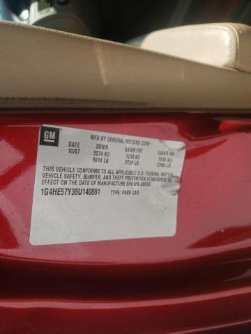 Photo 10 from auction – 2008 BUICK LUCERNE CX with VIN 1G4HE57Y38U140881