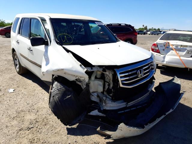 HONDA PILOT LX 2015 with VIN 5FNYF3H20FB023670 - Photo from auction