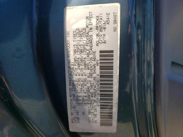 Photo 10 from auction – 2002 TOYOTA SIENNA CE with VIN 4T3ZF19C32U450314