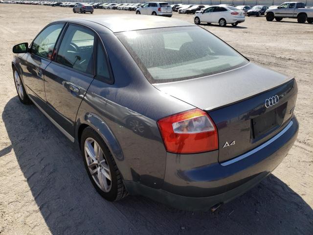 Photo 3 from auction – 2002 AUDI A4 1.8T QU with VIN WAULC68E42A285285