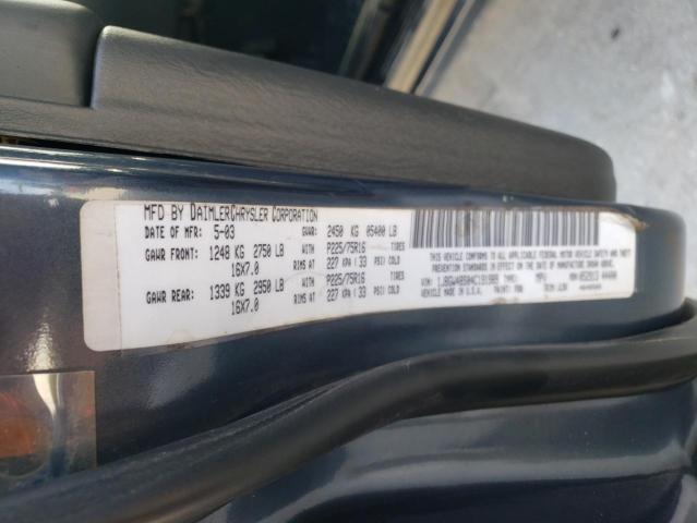 Photo 10 from auction – 2004 JEEP GRAND CHER with VIN 1J8GW48S04C191989