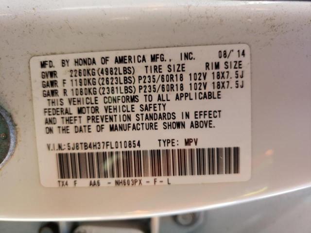 Photo 10 from auction – 2015 ACURA RDX with VIN 5J8TB4H37FL010854