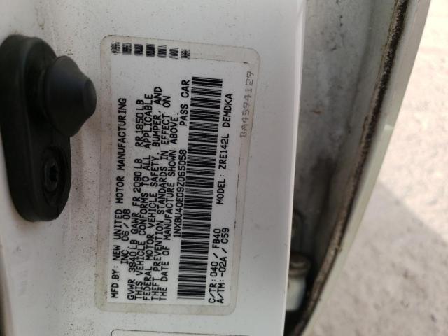 Photo 10 from auction – 2009 TOYOTA COROLLA BA with VIN 1NXBU40E09Z065058