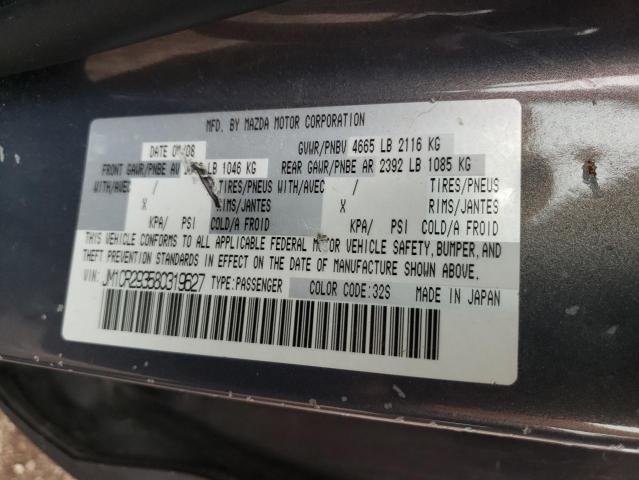 Photo 10 from auction – 2008 MAZDA 5 with VIN JM1CR293580319627