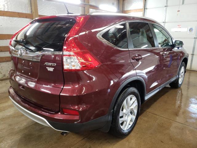 Photo 4 from auction – 2016 HONDA CR-V EXL with VIN 5J6RM4H71GL002279