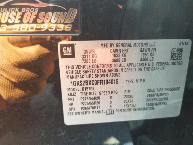 Photo 10 from auction – 2015 GMC YUKON SLT with VIN 1GKS2BKC9FR104016